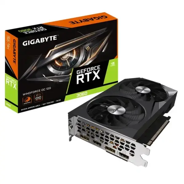 Selected image for Графичка картичка GIGABYTE GV-N3060WF2OC-12GD NVD/12GB/DDR6/192bit