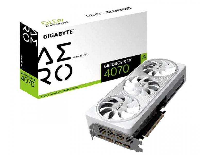 GIGABYTE NVidia GeForce RTX 4070 Графичка картичка AERO 12GB GV-N4070AERO OC-12GD