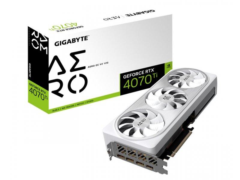 GIGABYTE NVidia GeForce RTX 4070 Ti Графичка картичка AERO OC 12 GB GV-N407TAERO OCV2-12GD