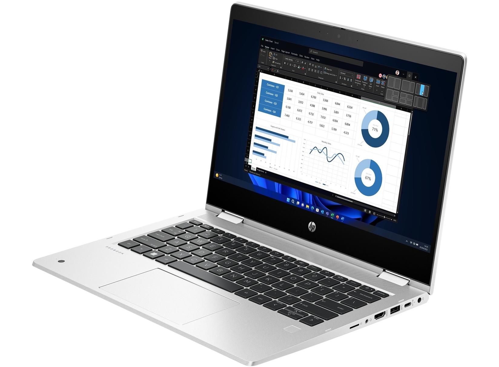 HP Лаптоп NB ProBook 435, Ryzen, 13.3” FHD, 16GB DDR4 3200MHz,