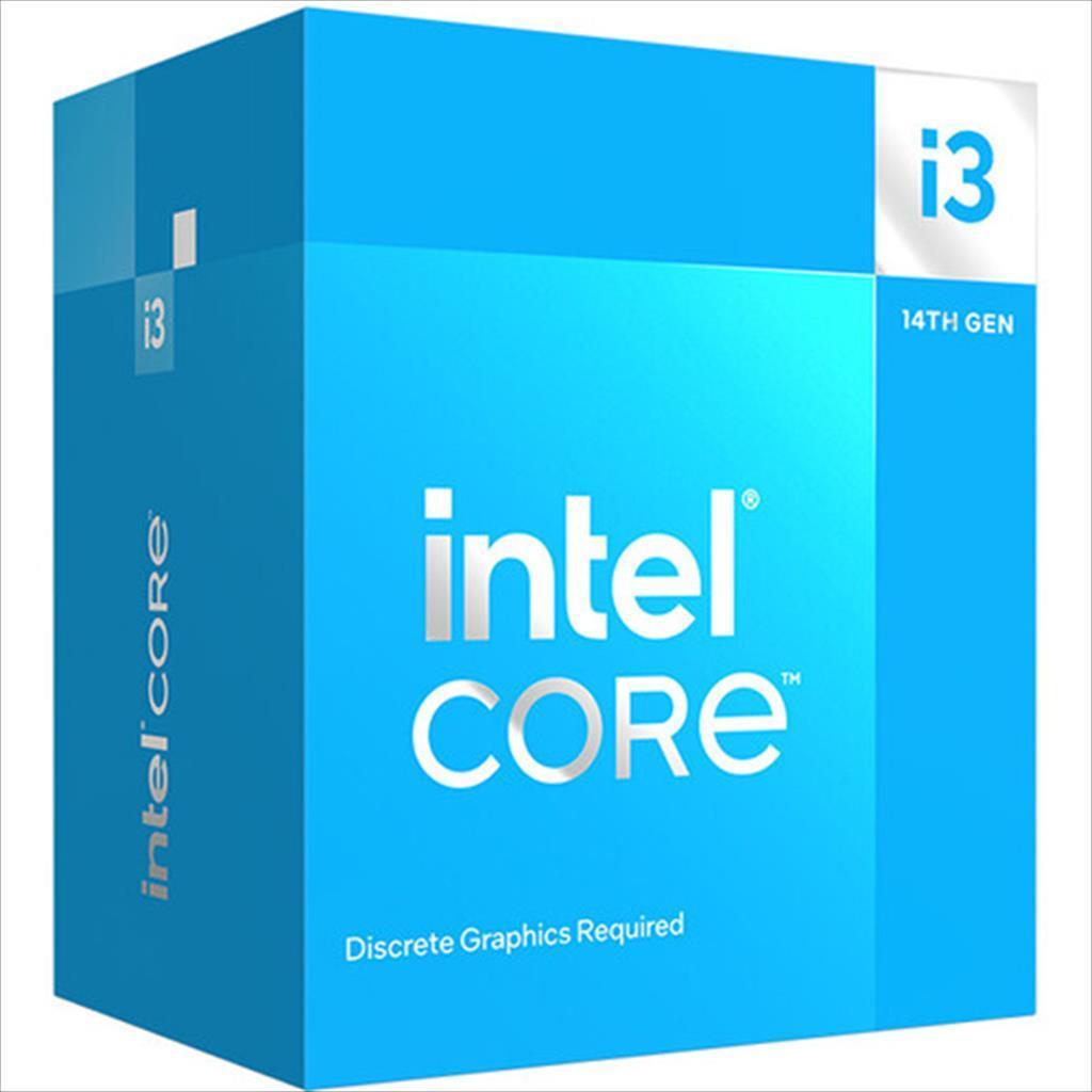 INTEL CPU i3-14100f 3,5ghz quad core 12mb s.1700, box, bx8071514100f