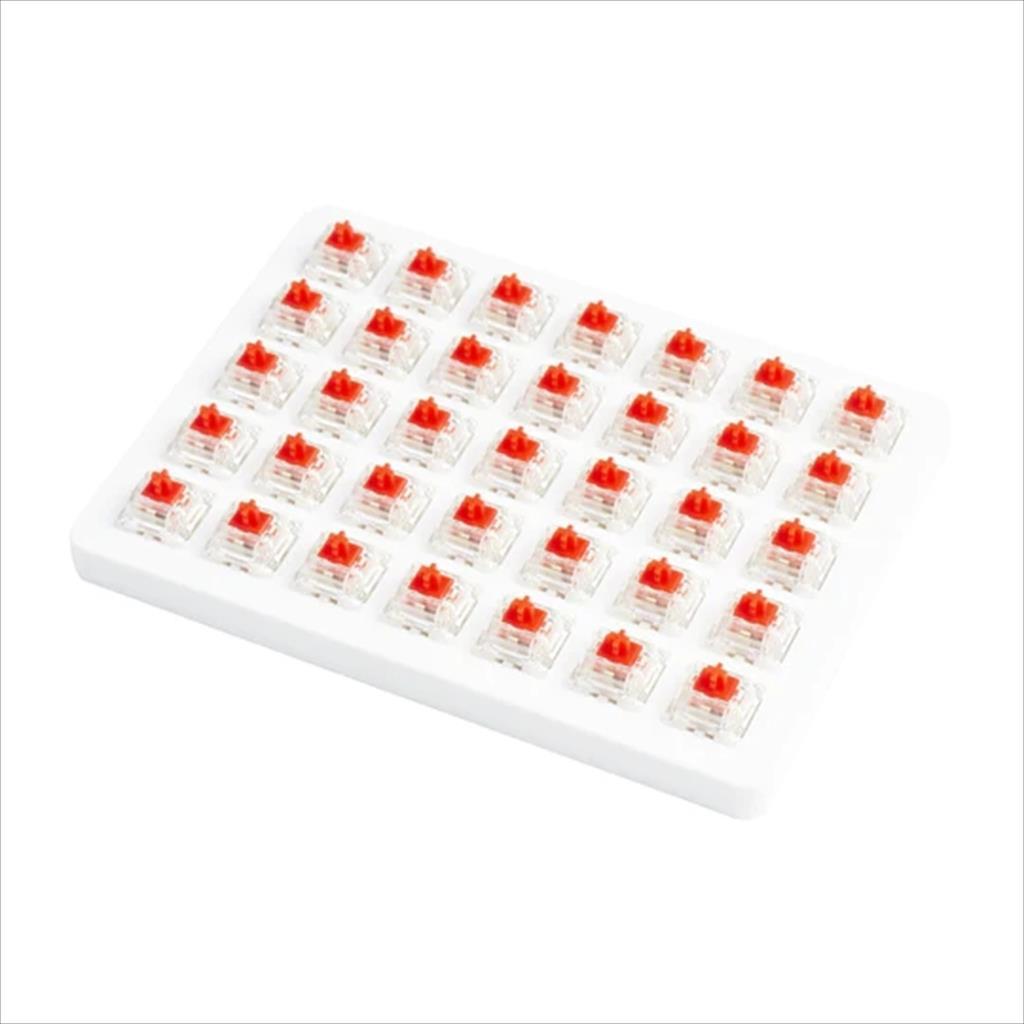 KEYCHRON Гејминг механички тастатури switches z71 gateron cap red pre-lubed (x35 pieces)