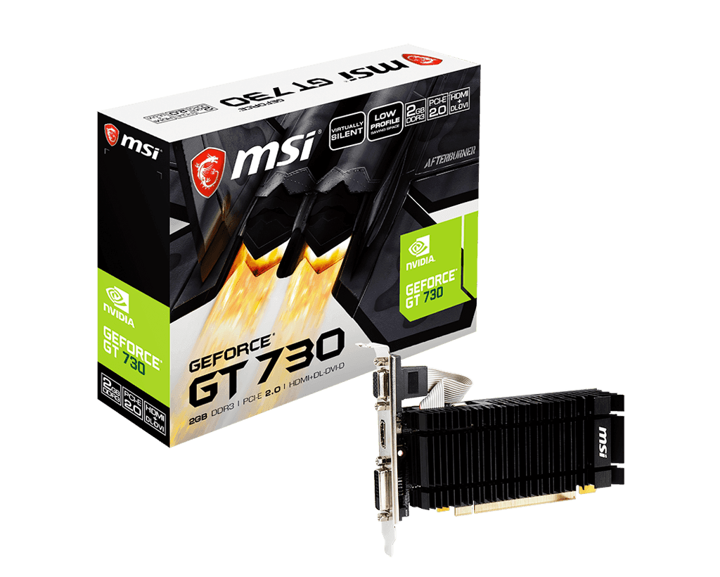 MSI Графичка картичка VGA PCIE GT730 2 GB MSI N730K - 2GD3H/LPV1