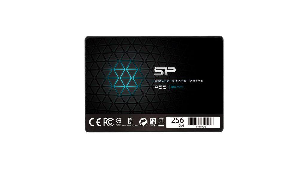 SILICON POWER SSD Диск 2.5" SATA ,A55,256GB,TLC, std