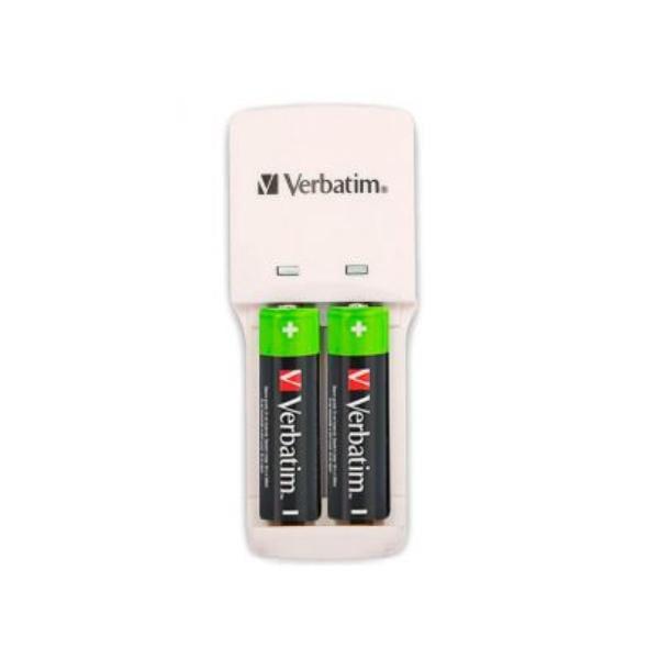VERBATIM compact Полнач за батерии AA/AAA