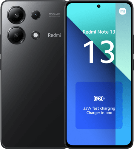 Selected image for XIAOMI Мобилен телефон Redmi Note 13 6GB/128GB Midnight Black