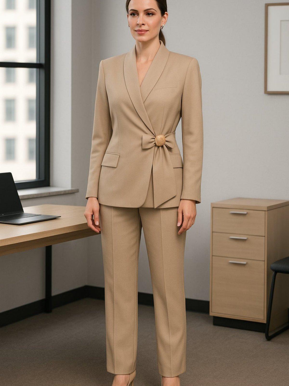 Iveri Костум крем со златна тока