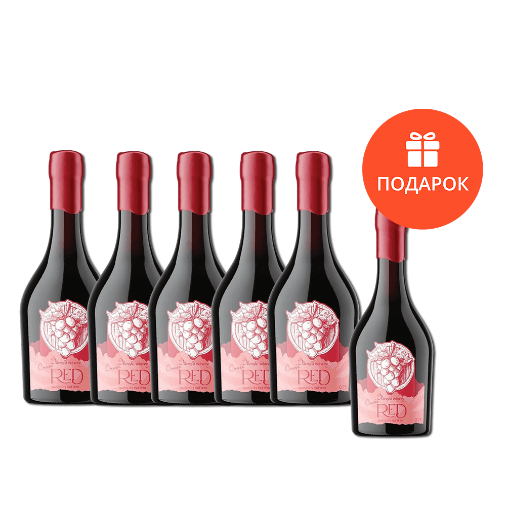 ILIEVSKI WINERY Црвено вино Cuvee Red, 750мл. 5+1подарок