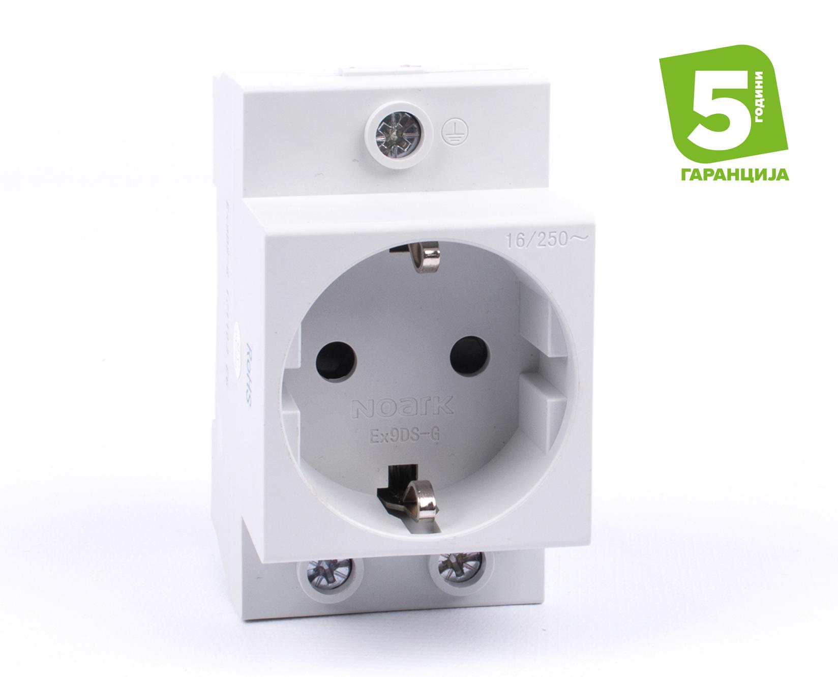 Noark Шуко штек за дин шина