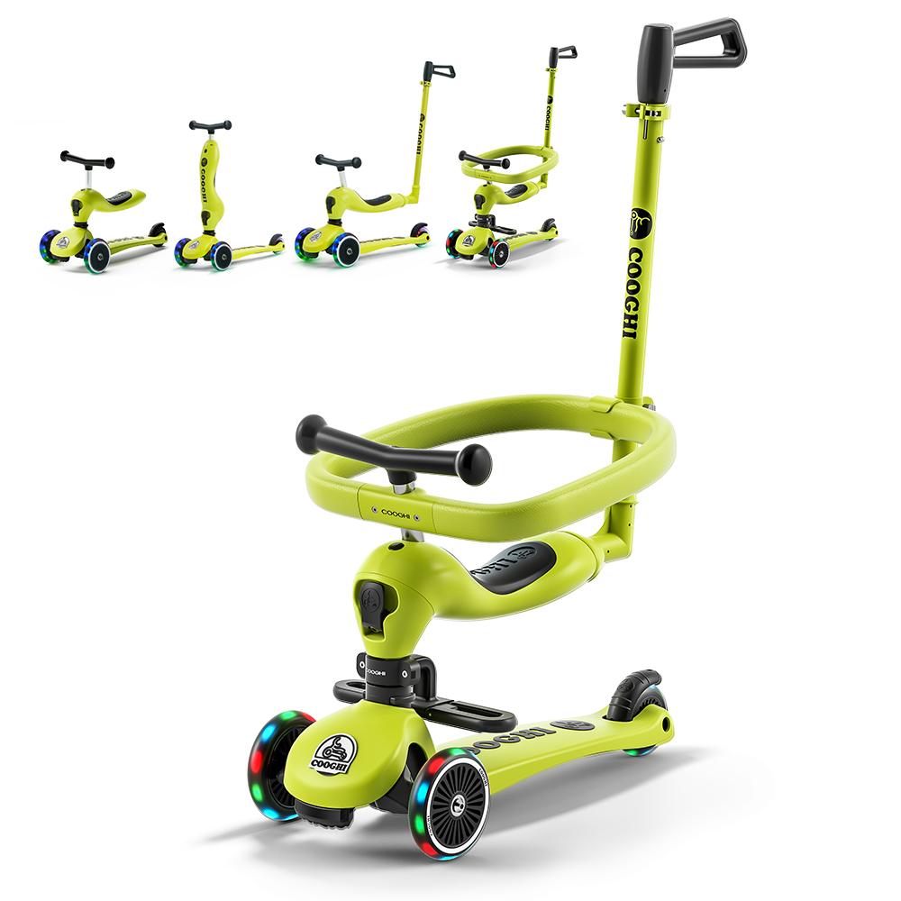 COOGHI V4 Pro Скутер (4 in 1) Зелен