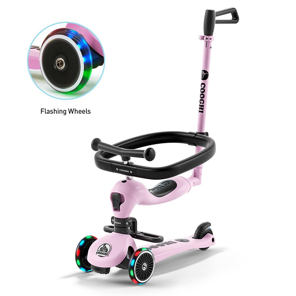 COOGHI V4 Pro Скутер (4 in 1) Розева