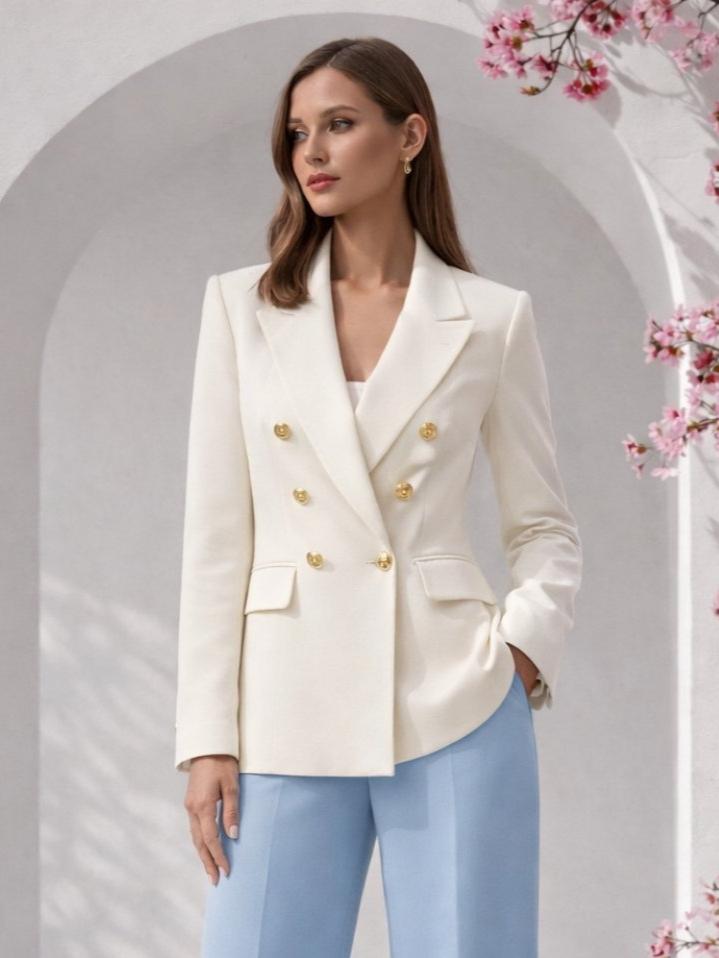 IVERI Сако струкирано, крем