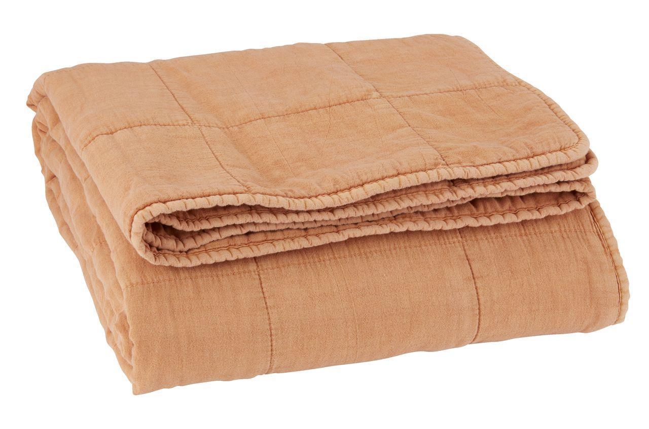 JYSK Прекривка за кревет VALMUE 130x180 портокалова