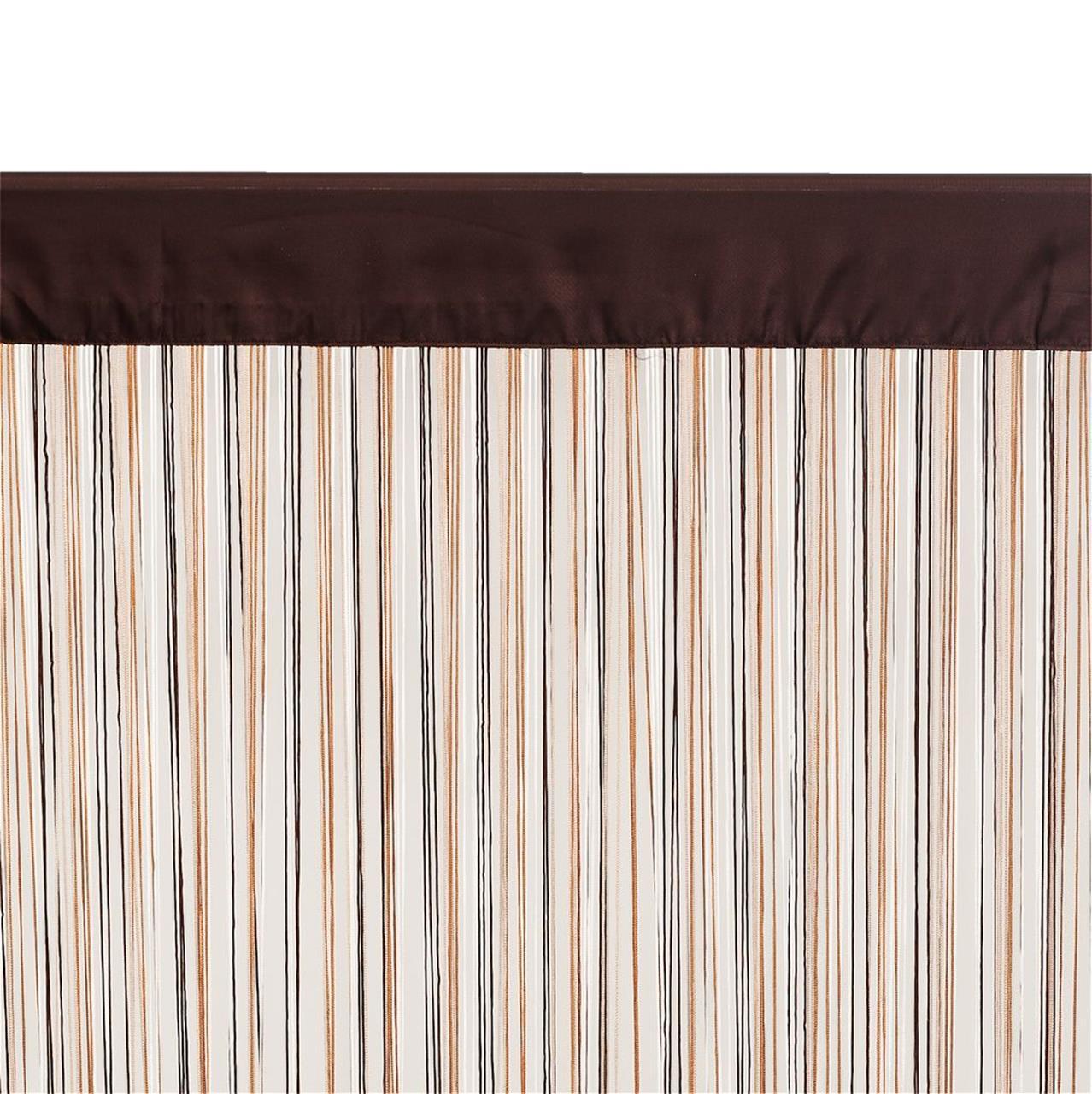 JYSK Завеса NISSER 140x245 кафеава