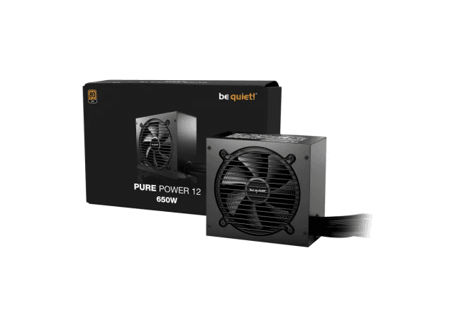 BE QUIET Напојување Be Quiet Pure Power 12 650W Gold BP002EU ATX3.1