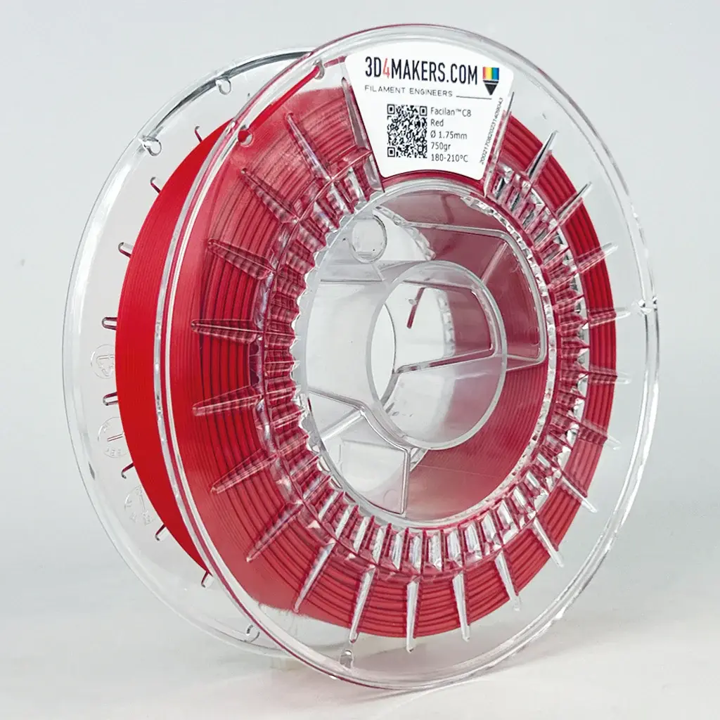 3D4Makers Facilan C8 Red 1.75 mm 0.75 kg