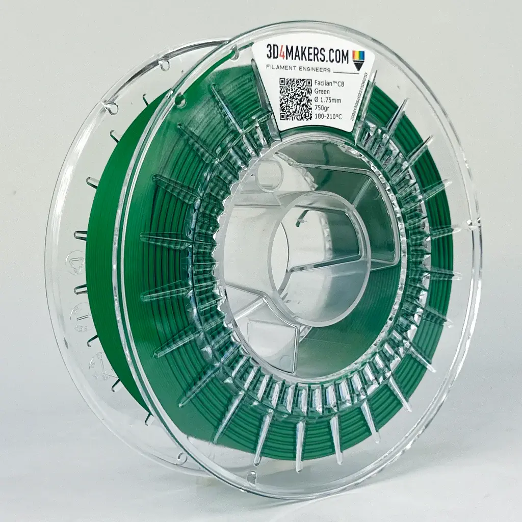 3D4Makers Facilan C8 Green 1.75 mm 0.75 kg