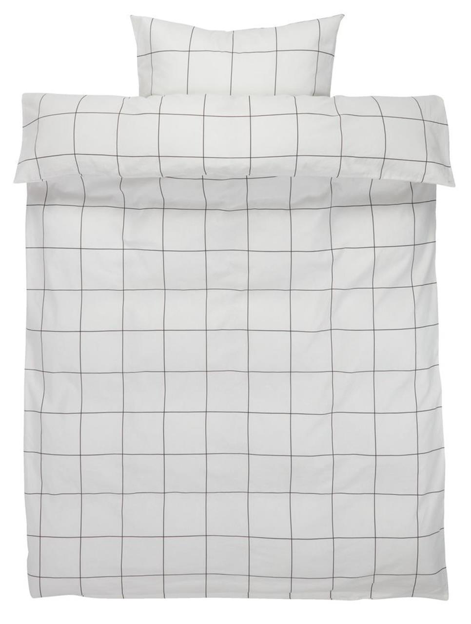 Jysk Сет навлака CRISTA 140x200 бела/црна