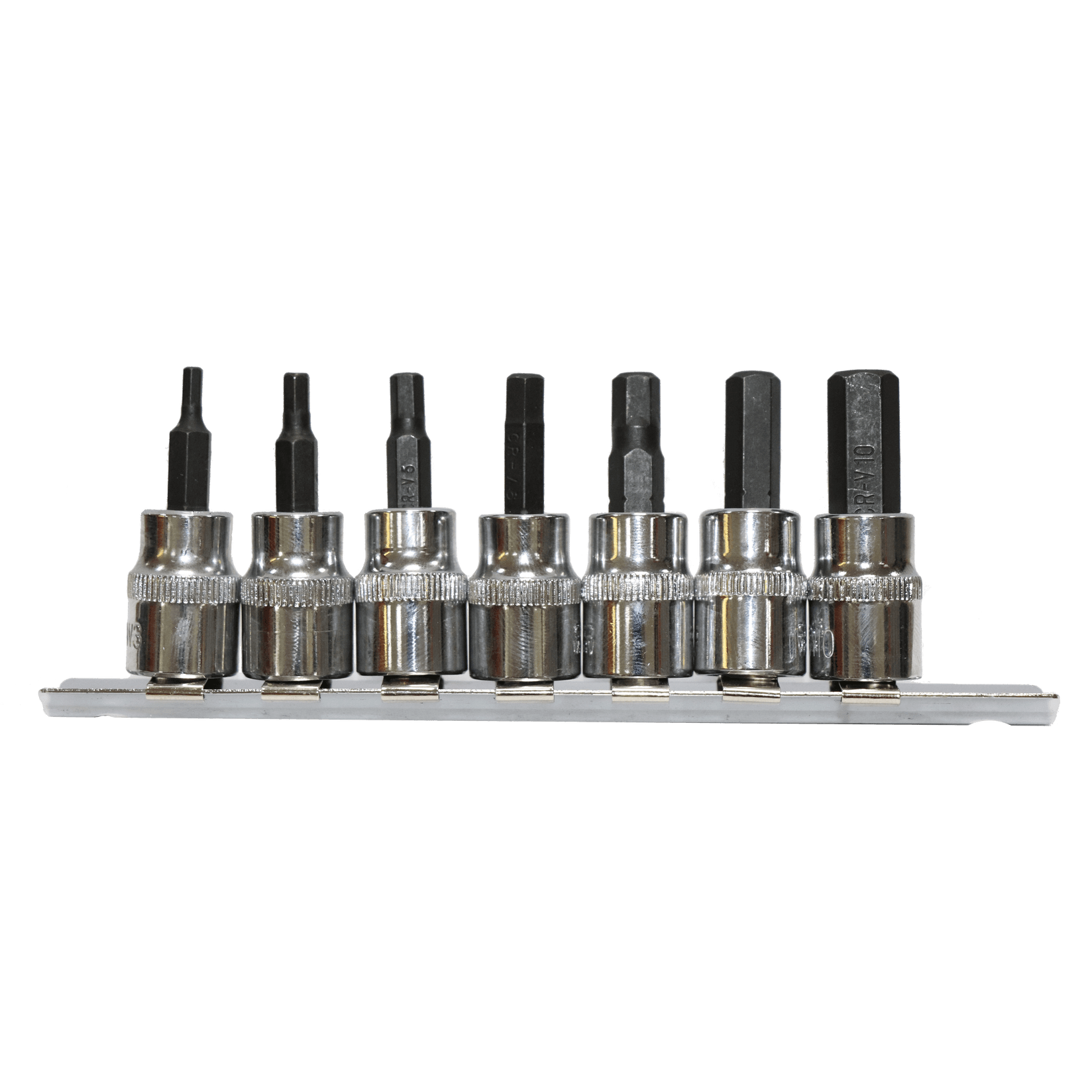 BOLTER XG53117 7-делен сет шестоаголни битови 3/8" CR.V.