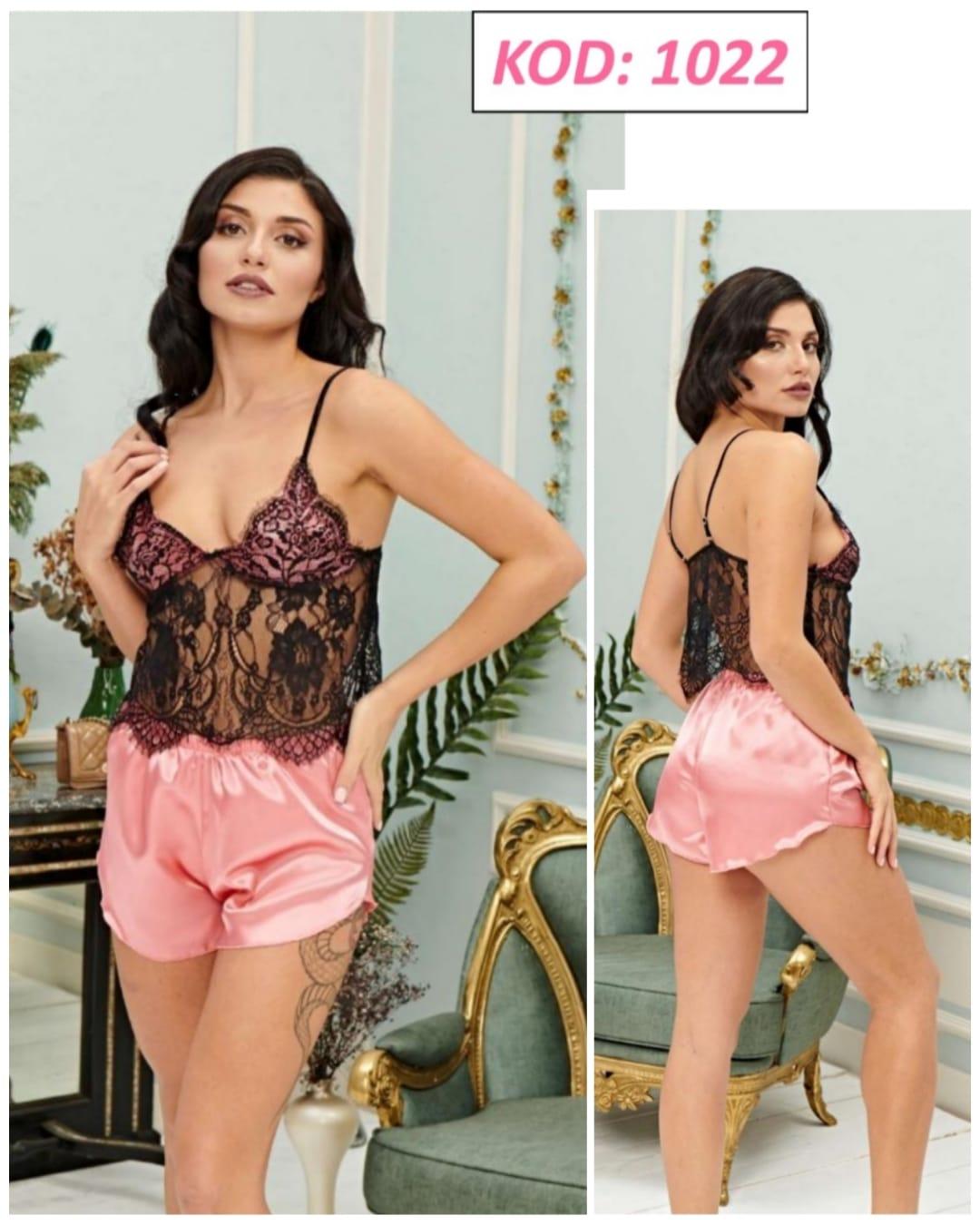 КATJA-ONLINE STORE Сатен пижами со ликсузна чипка