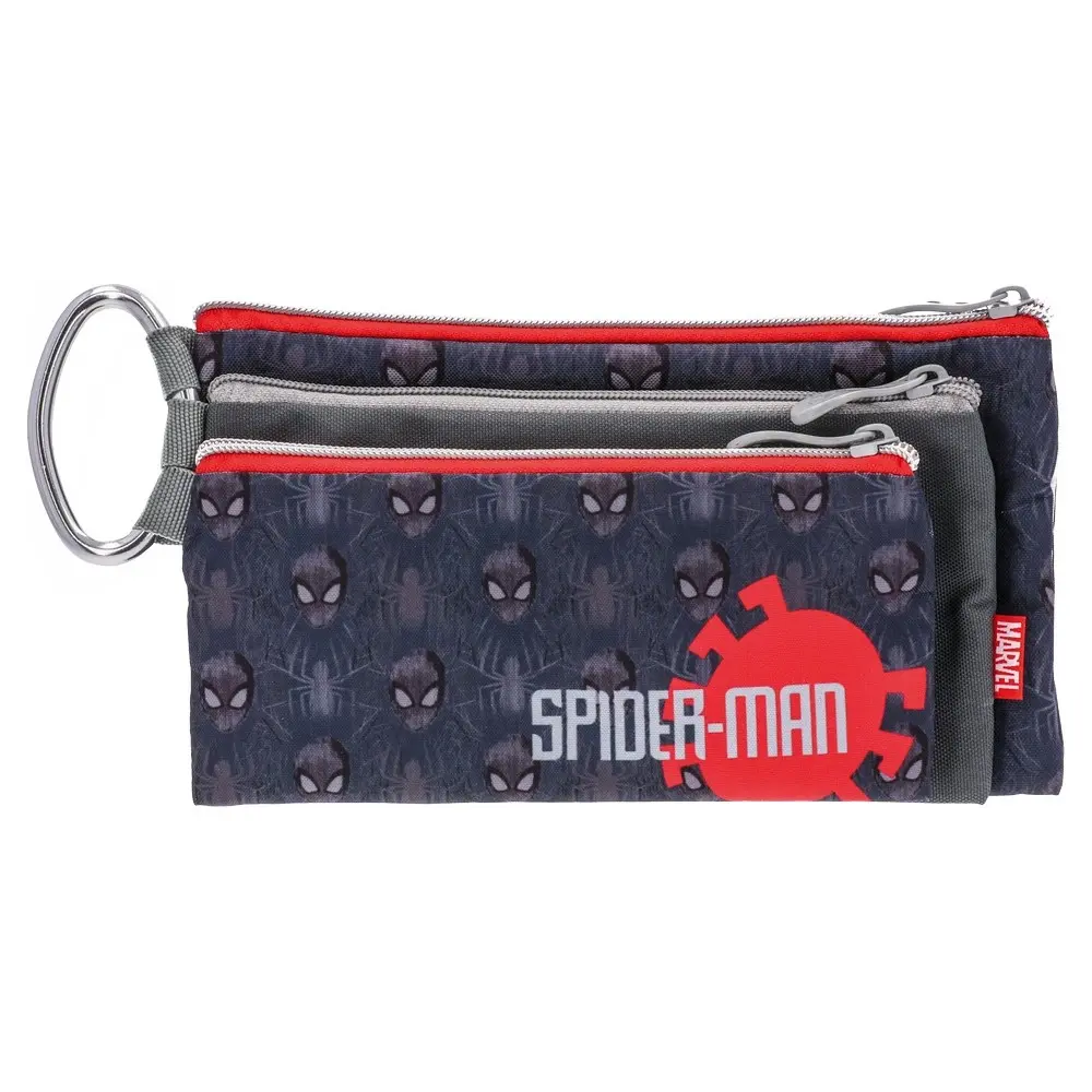 Best Buy футрола за моливи за момчиња Spider-man Spidey, сиво-црвена боја