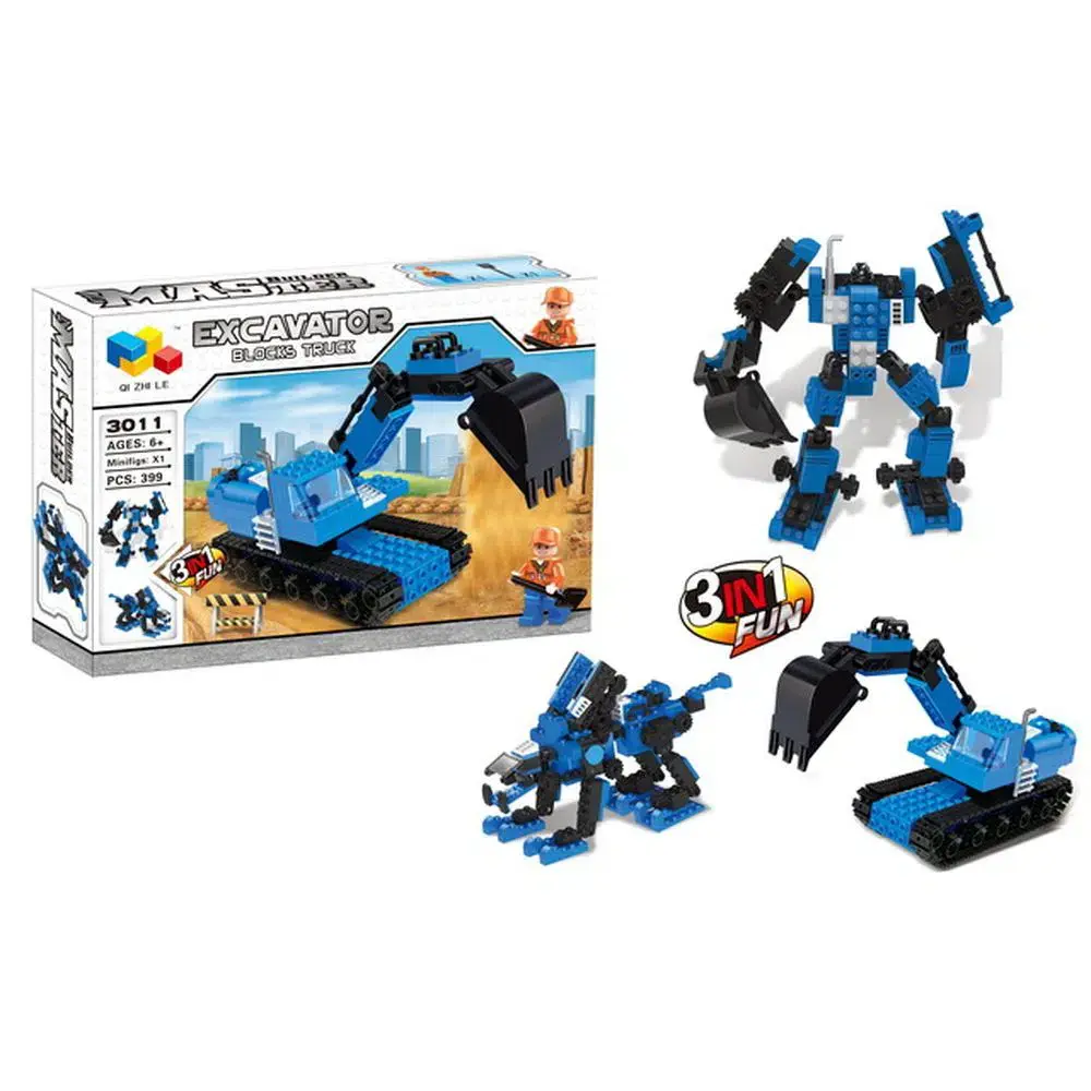 STATOVAC Коцки Камион transformers 399K плав