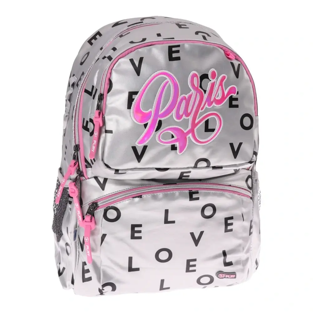 PLAY Next Love Ранец за девојки, Анатомски, Сив