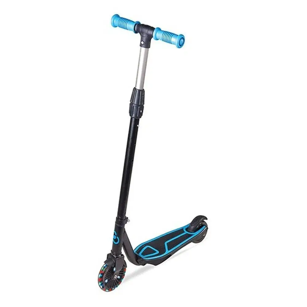 Скутер со две тркала, светлечки, син