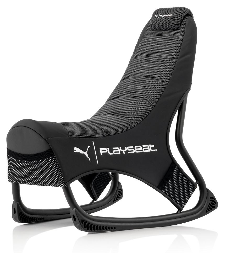Црн стол со активна конзола за игри Playseat PUMA