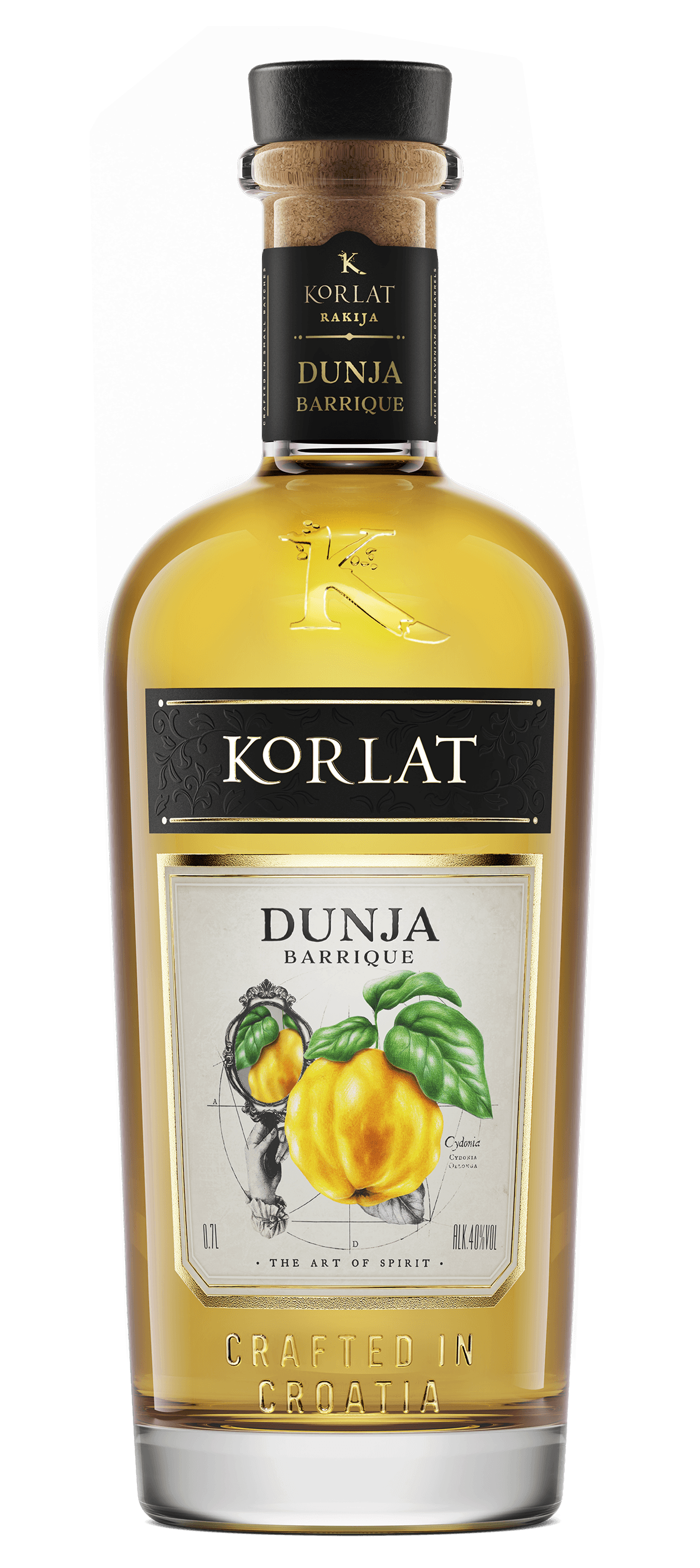 KORLAT Ракија Дуња BARRIQUE 0.7л.