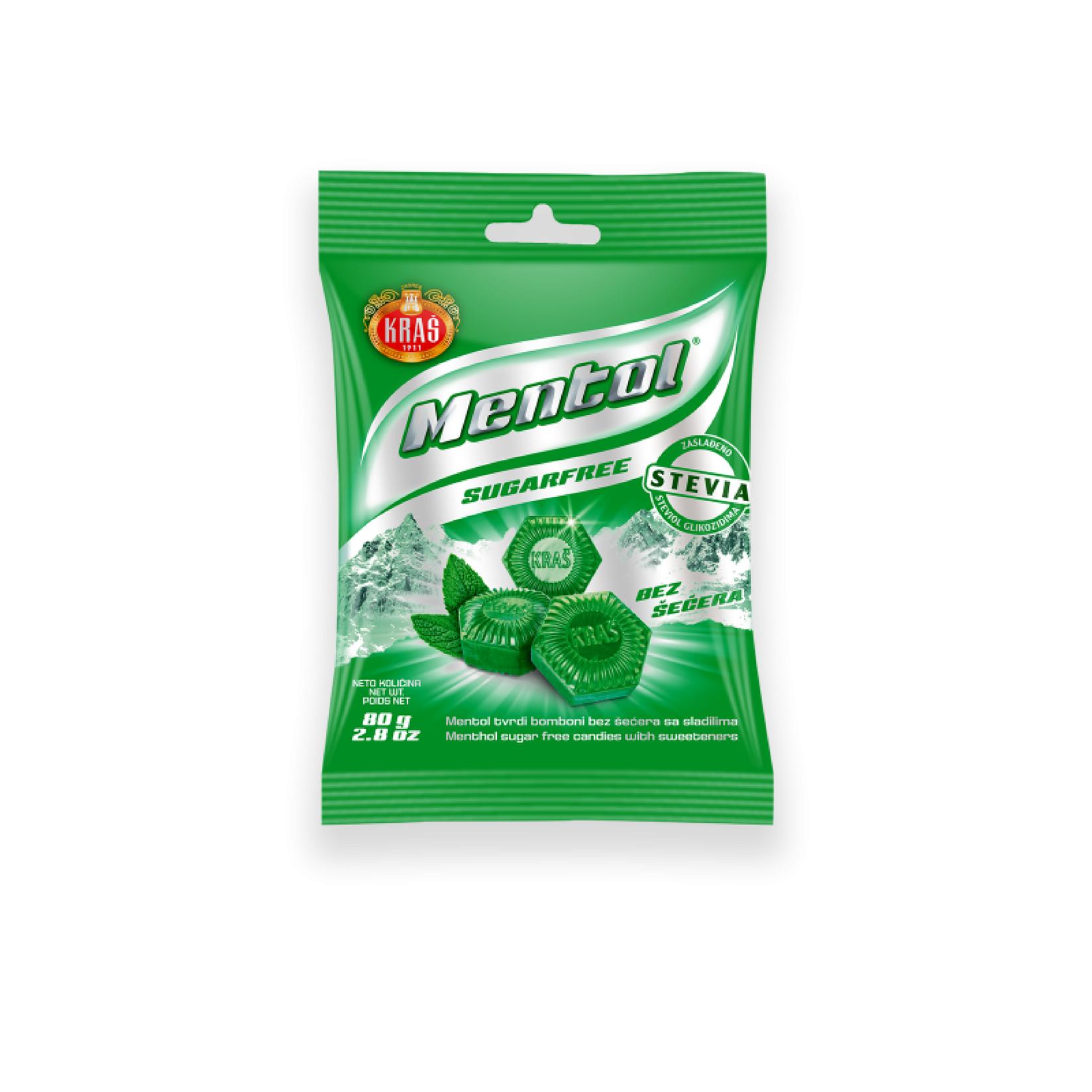 KRAŠ МЕНТОЛ без шеќер 80г