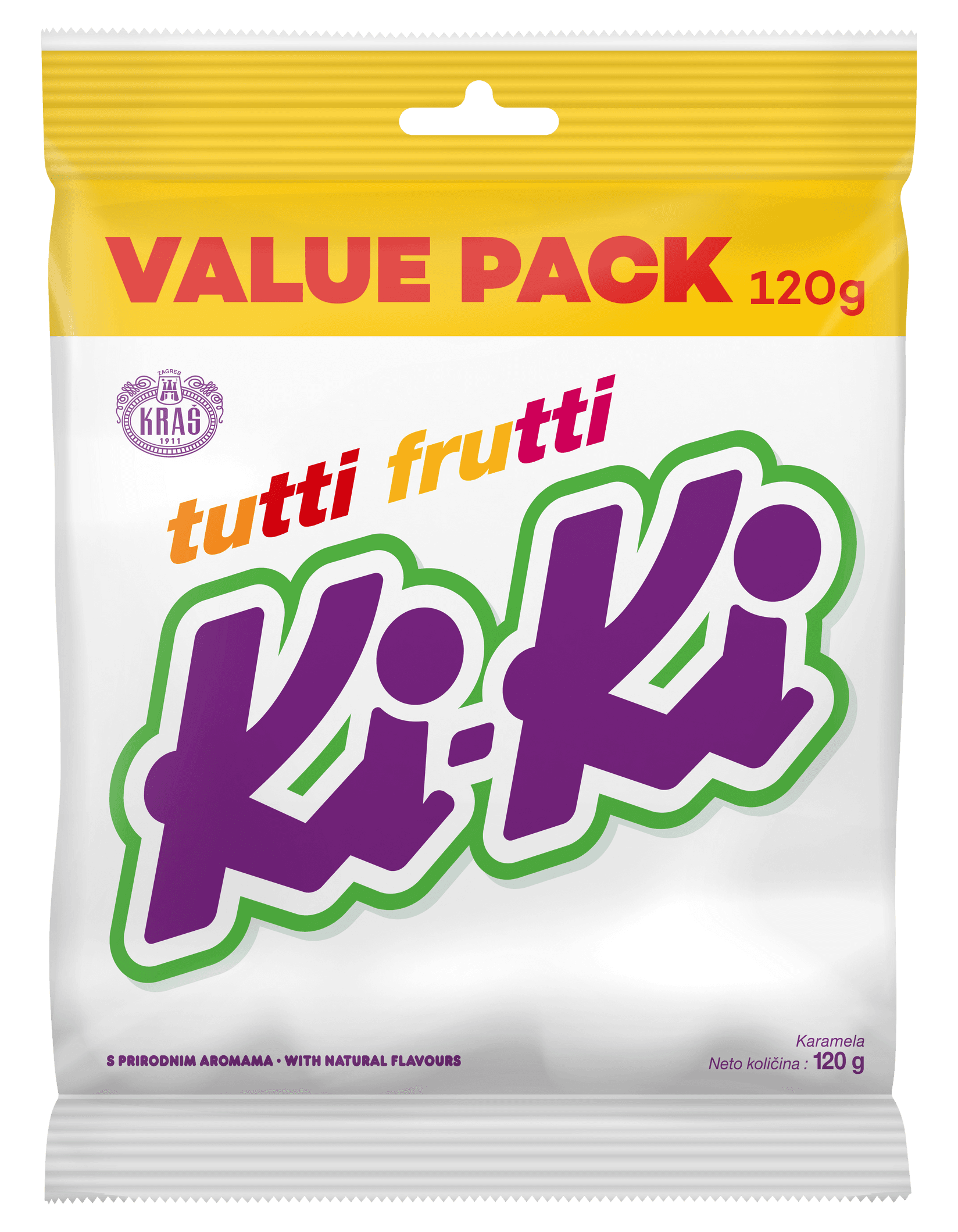 KRAŠ КИКИ Тути фрути value pack 120г 30/1