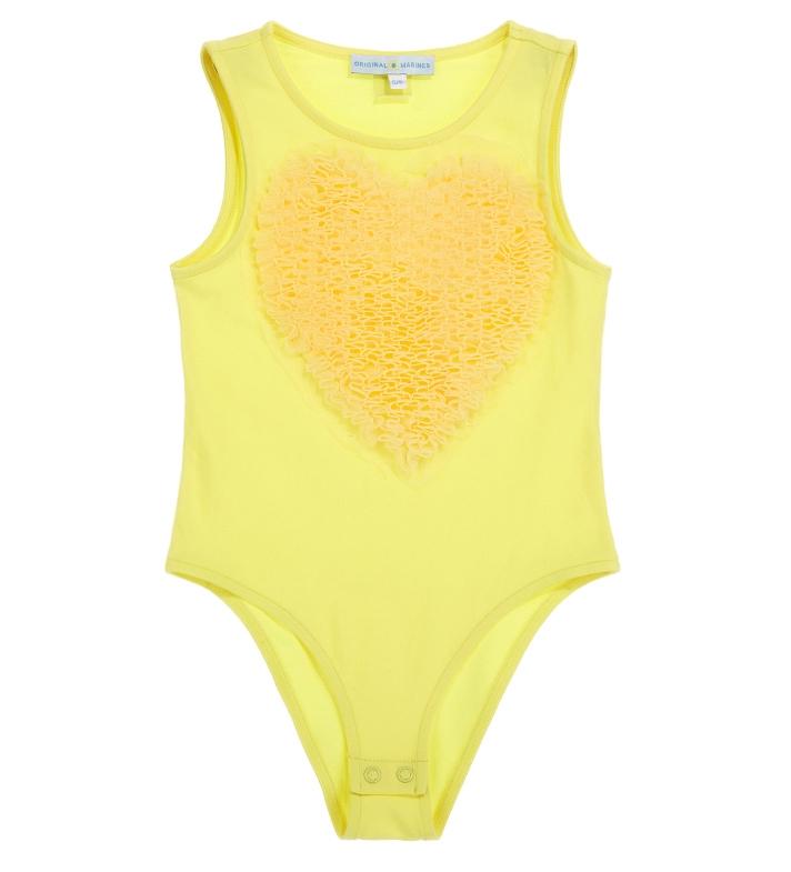 ORIGINAL MARINES Боди за девојчиња, Жолта