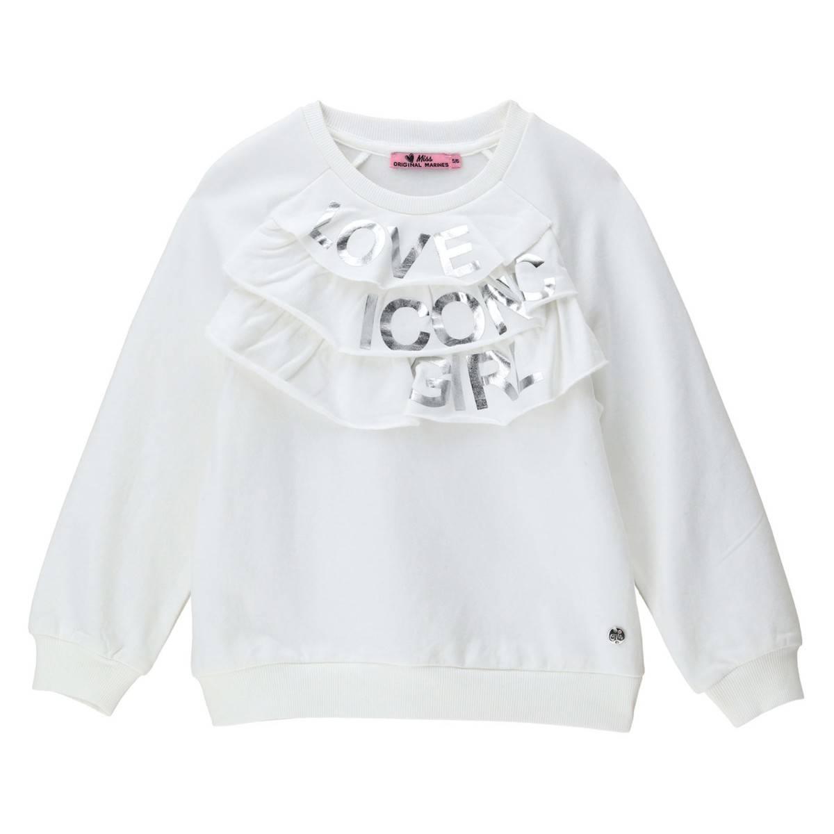 Original Marines Женски дуксер, бел