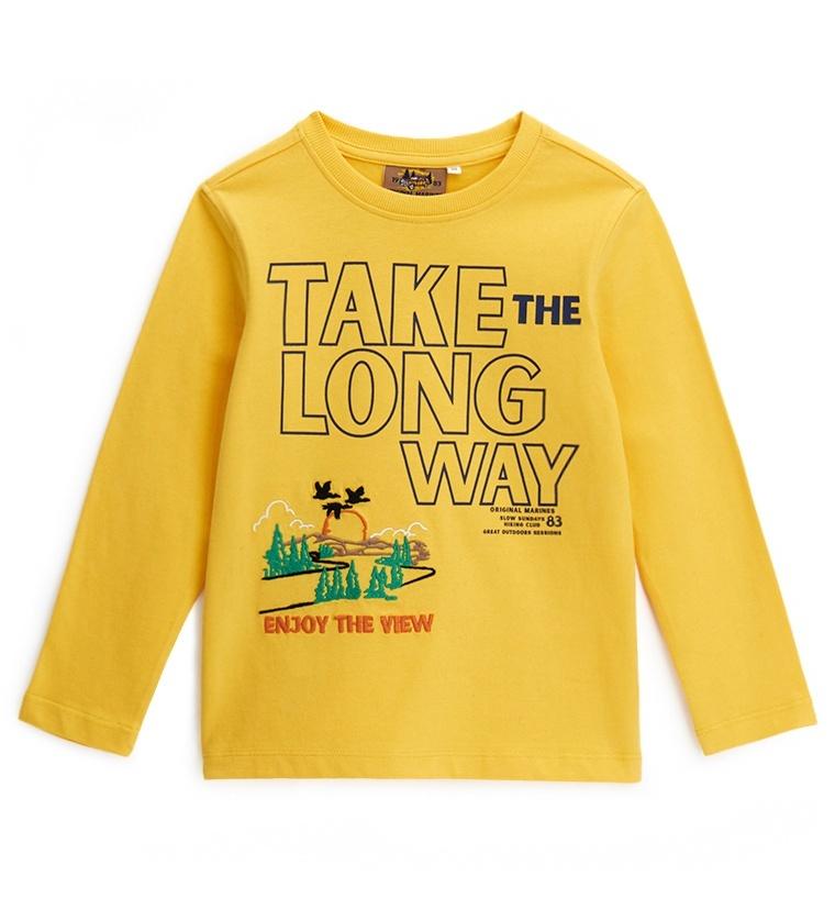 Original Marines Машка блуза, жолта