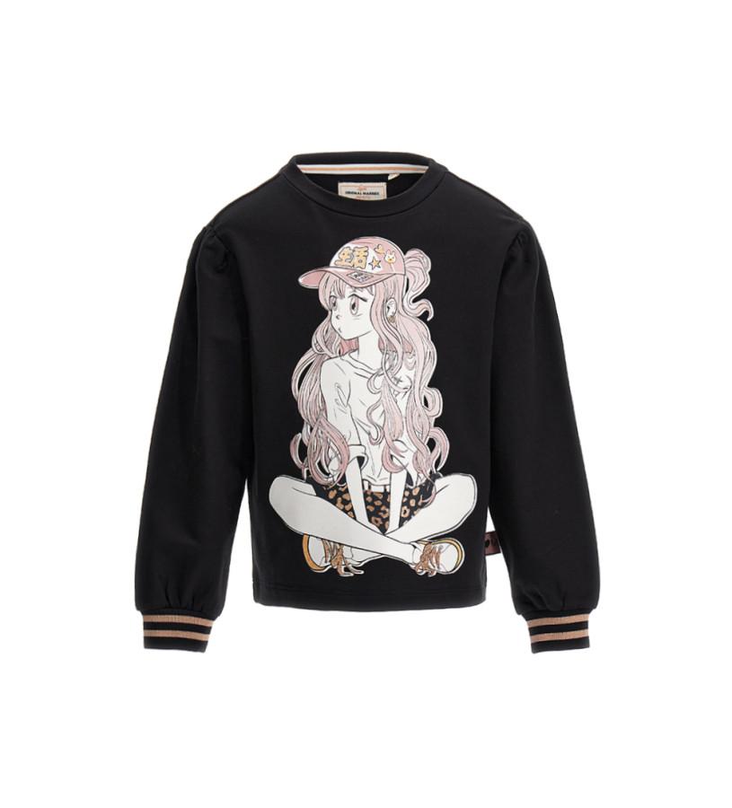 Original Marines Женски дуксер, црн