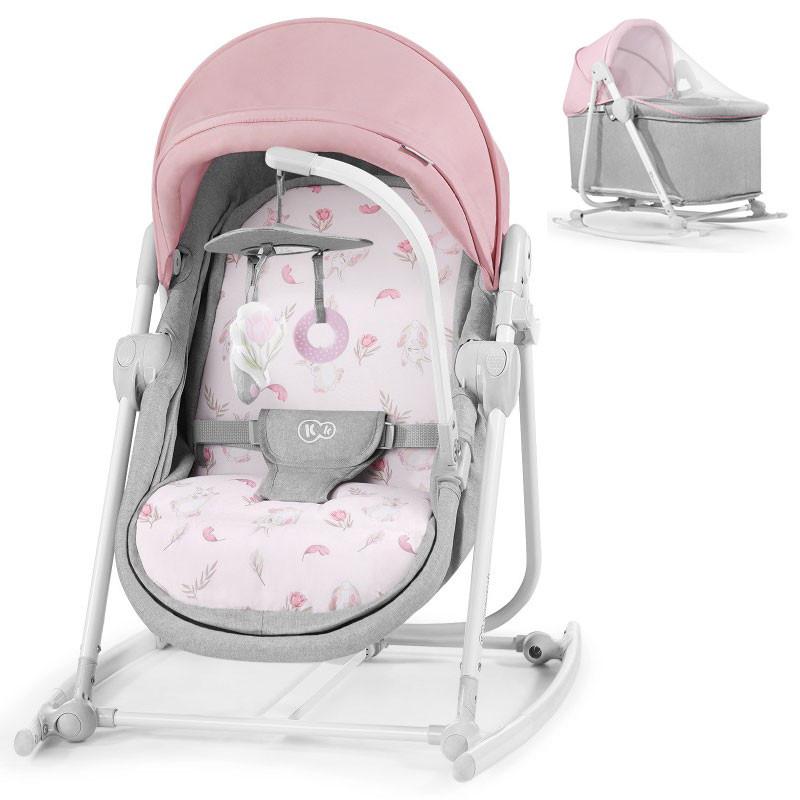 KINDERKRAFT Столче за лулање UNIMO 5 in 1 peony rose