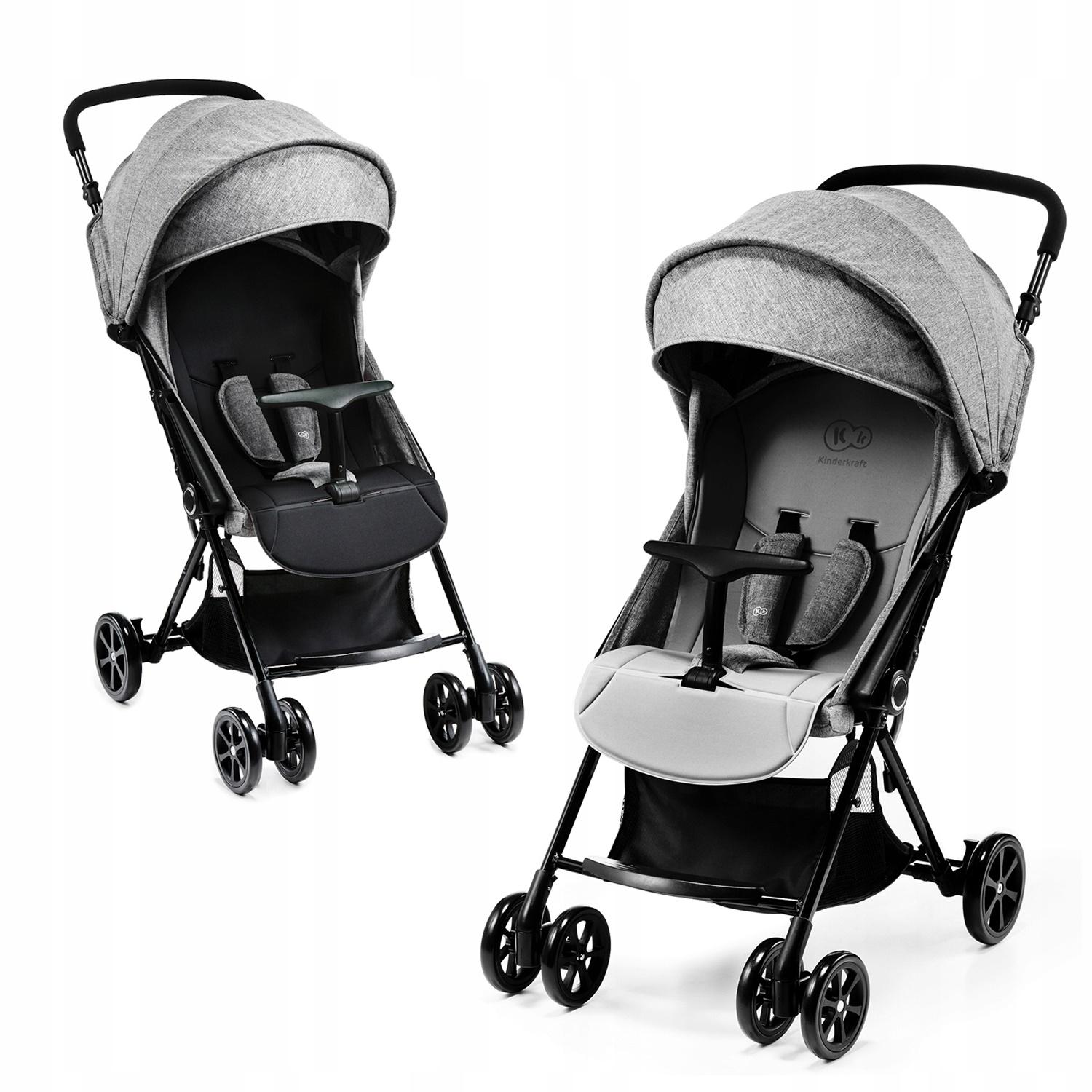 KINDERKRAFT Количка за бебе LITE UP grey