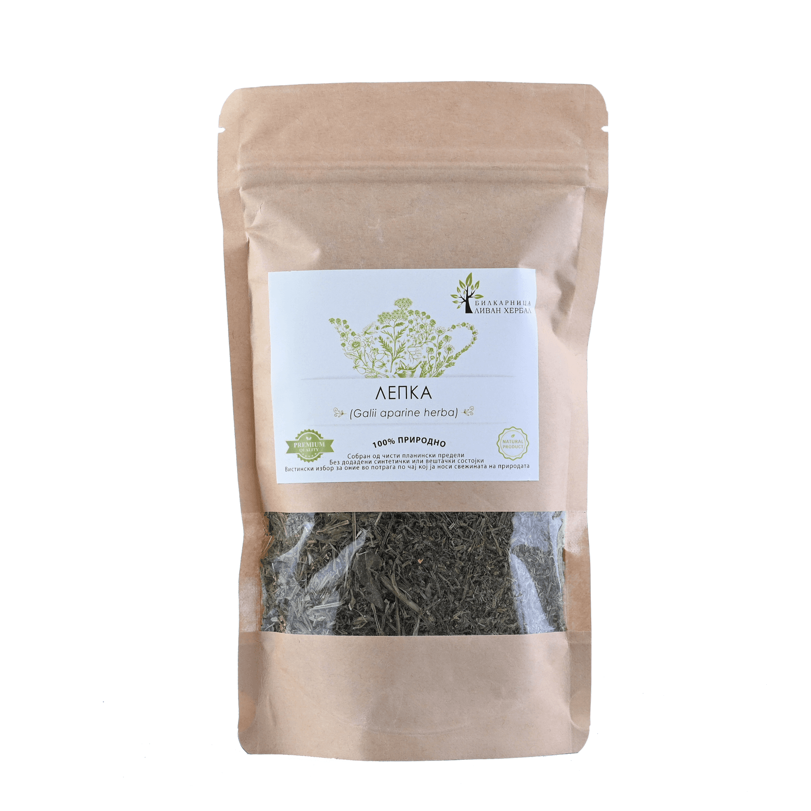 LIVAN HERBAL Лепка (Galii aparine herba) 100гр.
