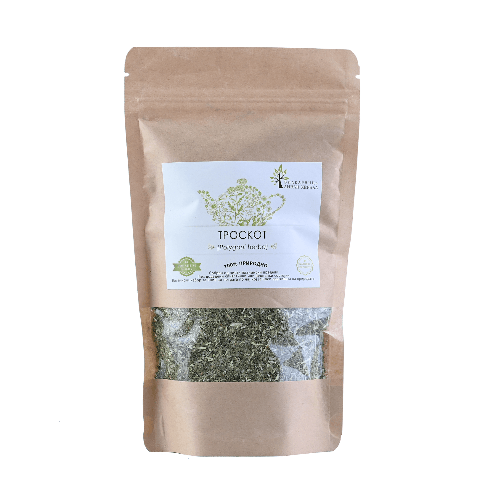 LIVAN HERBAL Троскот (Polygoni herba) 100гр.