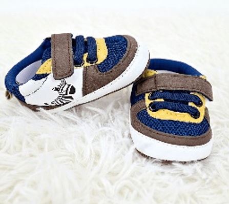 LOCO CROCO Детски Патичиња Со Зебра Кафени