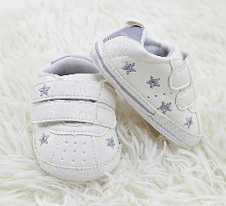 LOCO CROCO Детски Патичиња Бели Со Звезди