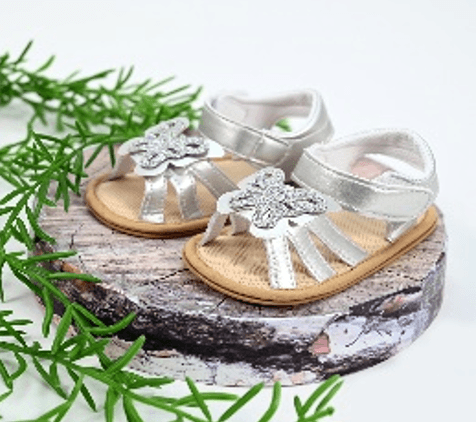 LOCO CROCO Сандалчиња Женски Сребрени Со Пеперутка