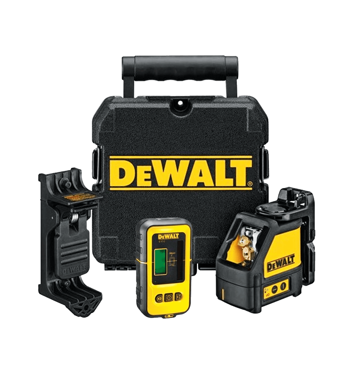 DEWALT Ласер со детектор DW088KD црно-жолто