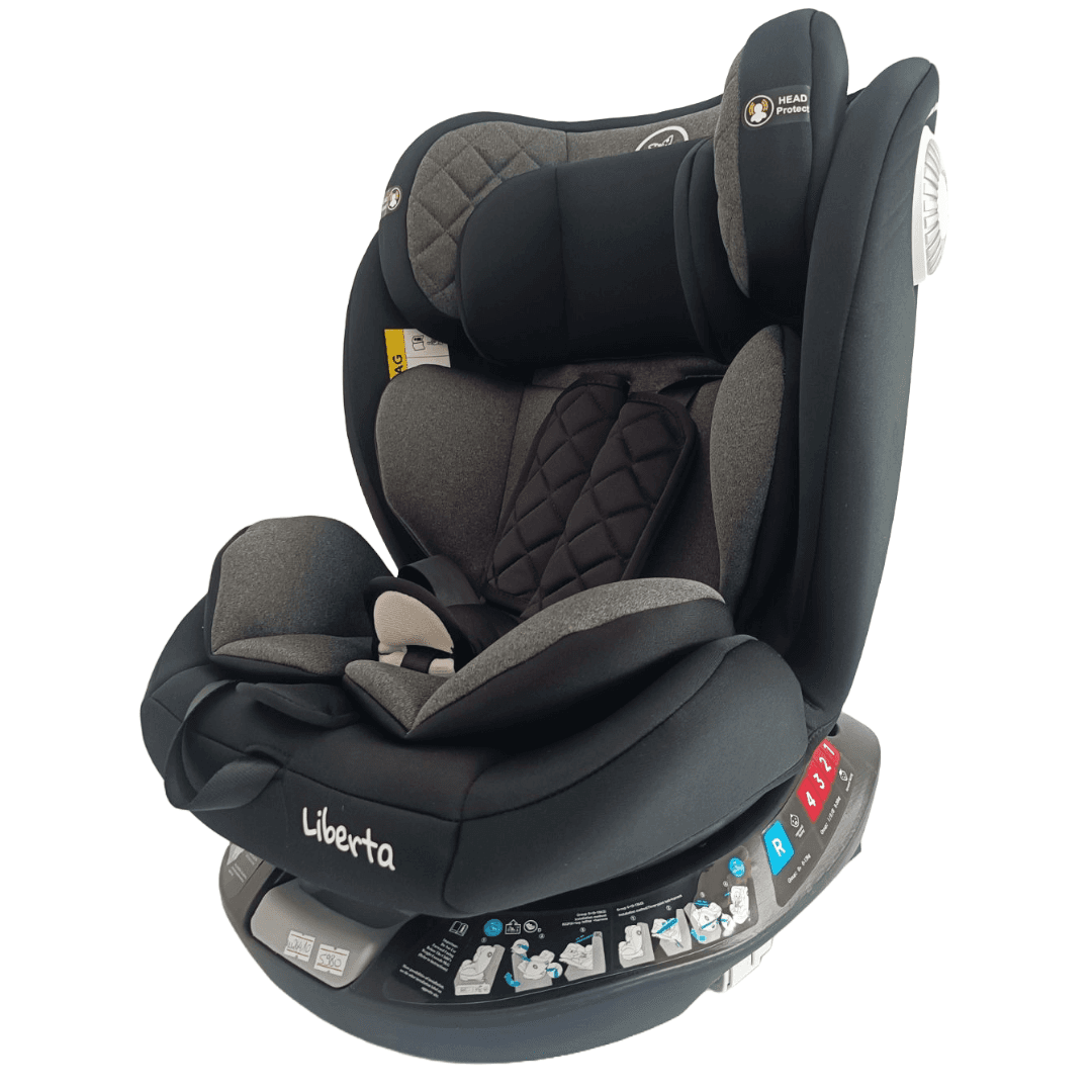 LIBERTA Седиште SIRIUS2 0-36 kg 360° ISOFIX Црно