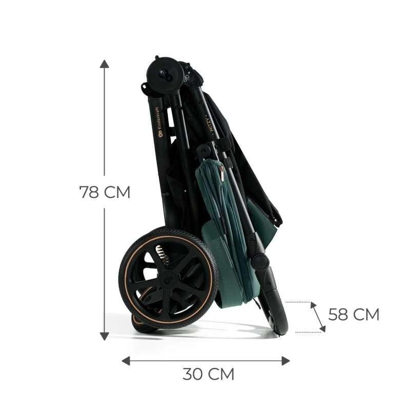 Kiderkraft количка - MITZY jade green