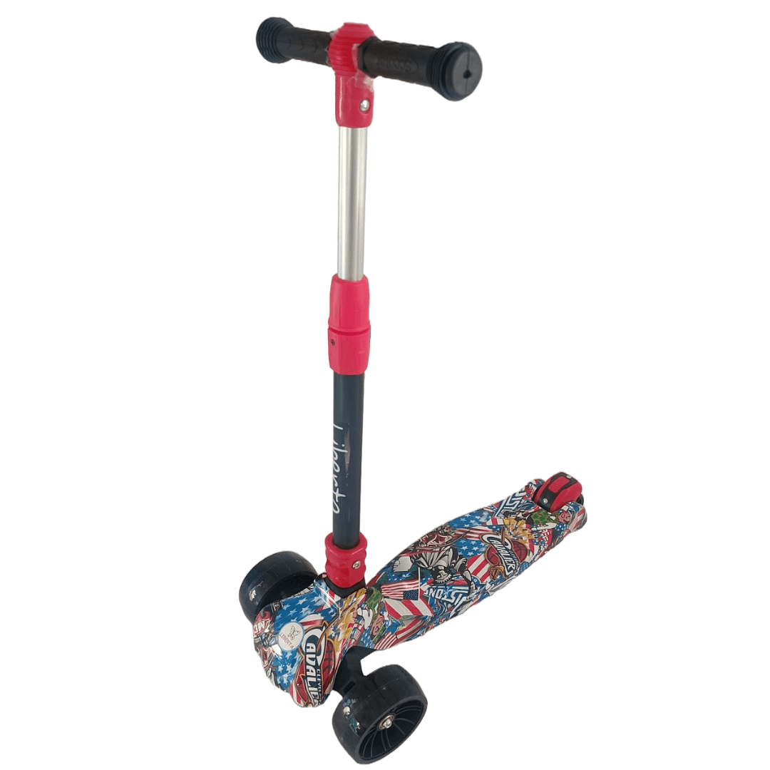 Тротинет за деца - GRAFITI XL Црвен