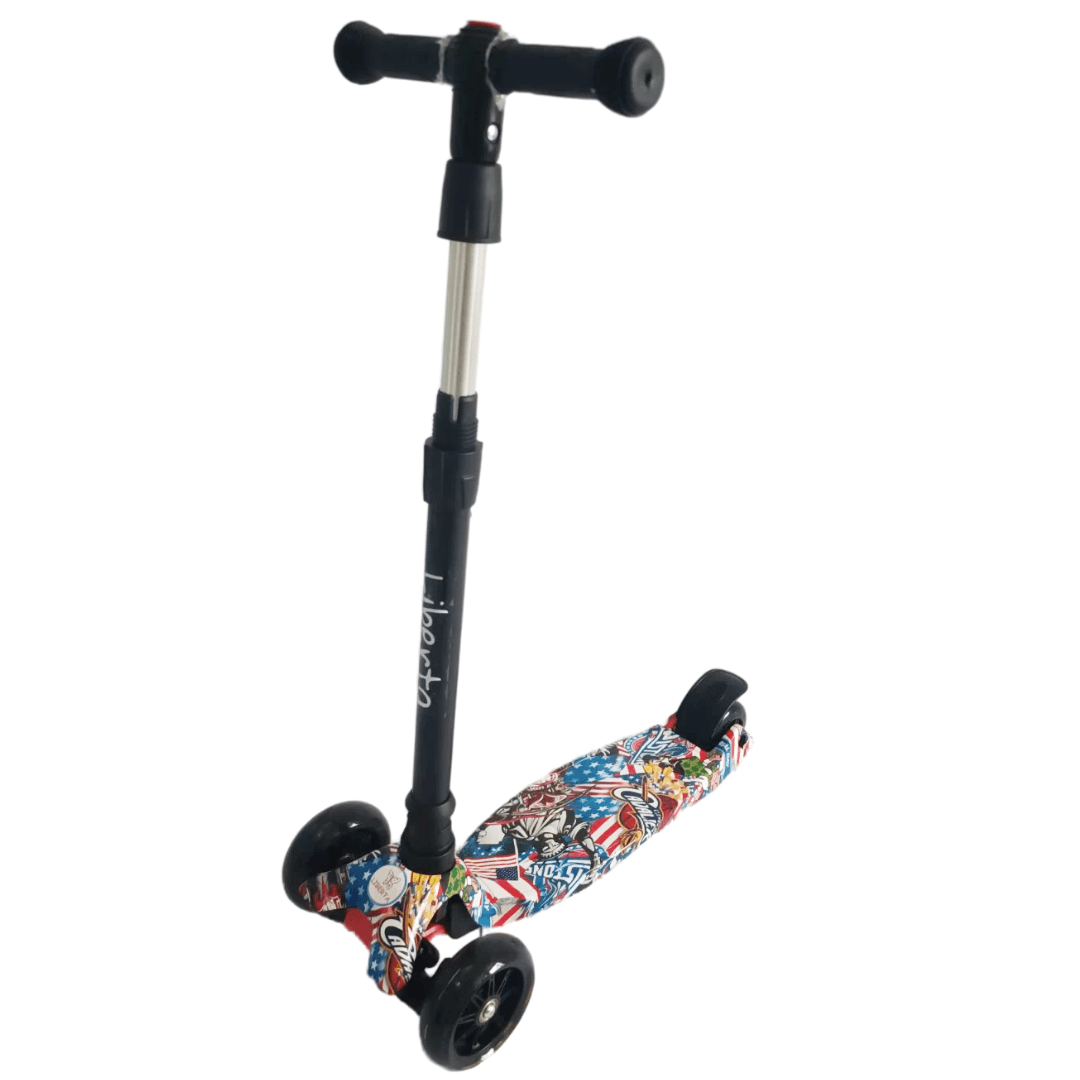 Тротинет за деца - GRAFITI L Син