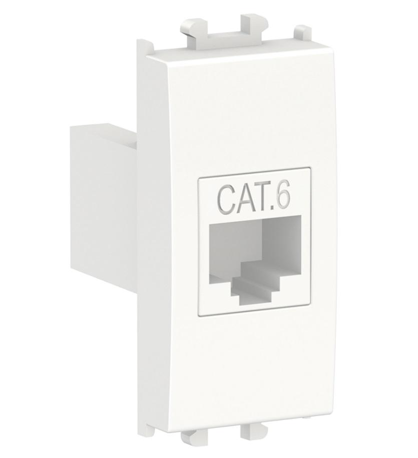 SCHNEIDER ELECTRIC Приклучок за комуникација Easy Styl RJ45 Cat 6 UTP 1M бело