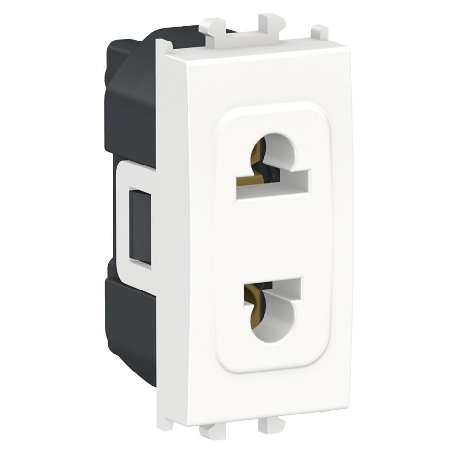 Selected image for SCHNEIDER ELECTRIC Socket Easy Styl 2P/1M бело